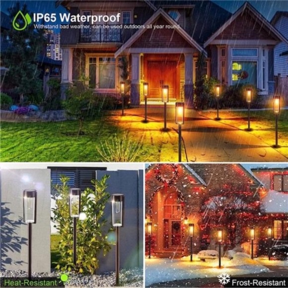 - Solar Pathway Lights Outdoor, New Upgraded 6 Pack Solar Outdoor Lights New - Picture 4 of 7